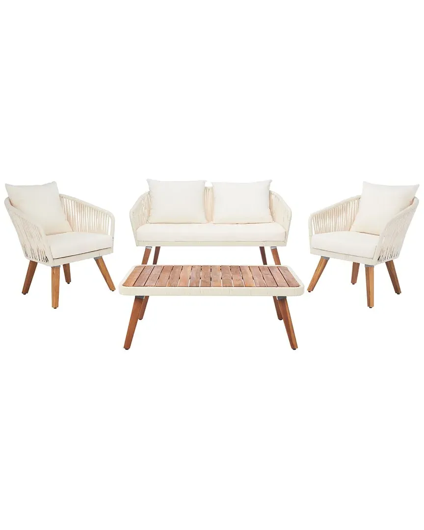 Ransin 4-Piece Living Set - Beige, Rope image