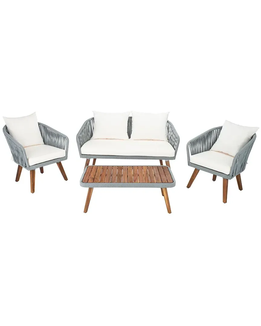 Ransin 4-Piece Living Set - Grey, Rope