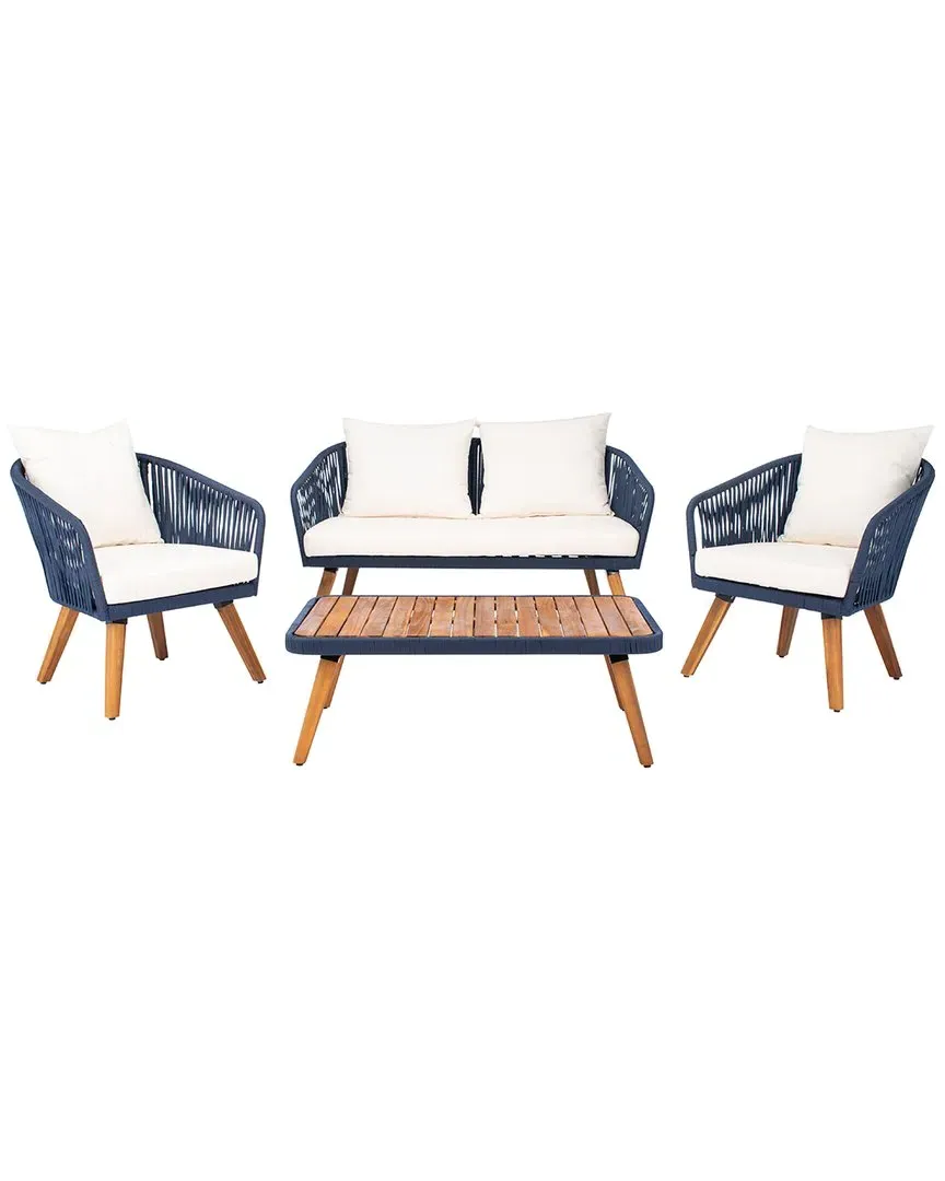Ransin 4-Piece Living Set - Navy, Rope