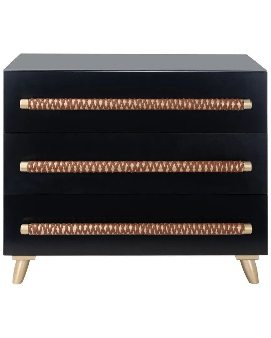 Raquel 3-Drawer Chest - Black image