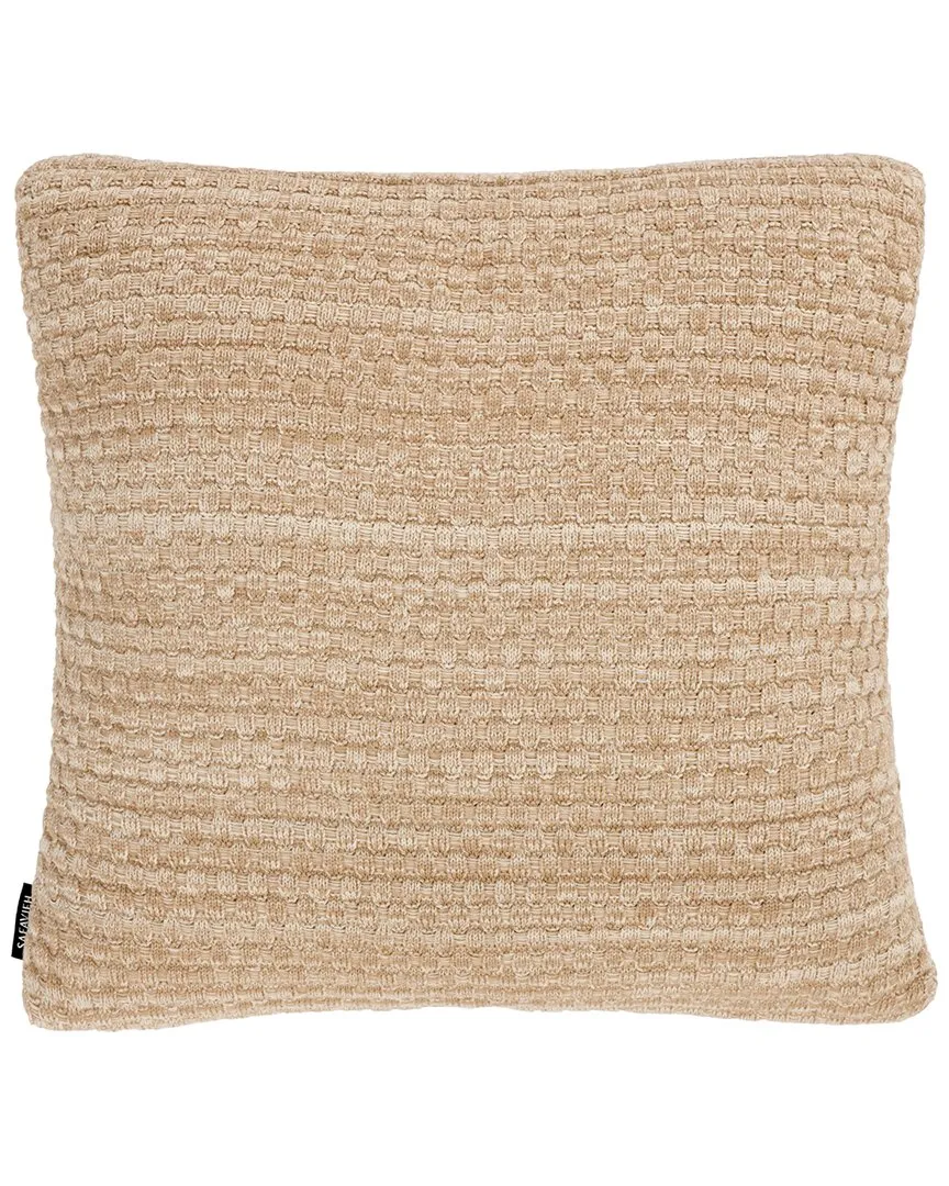 Rava 18x18 Cotton Pillow - Natural Beige