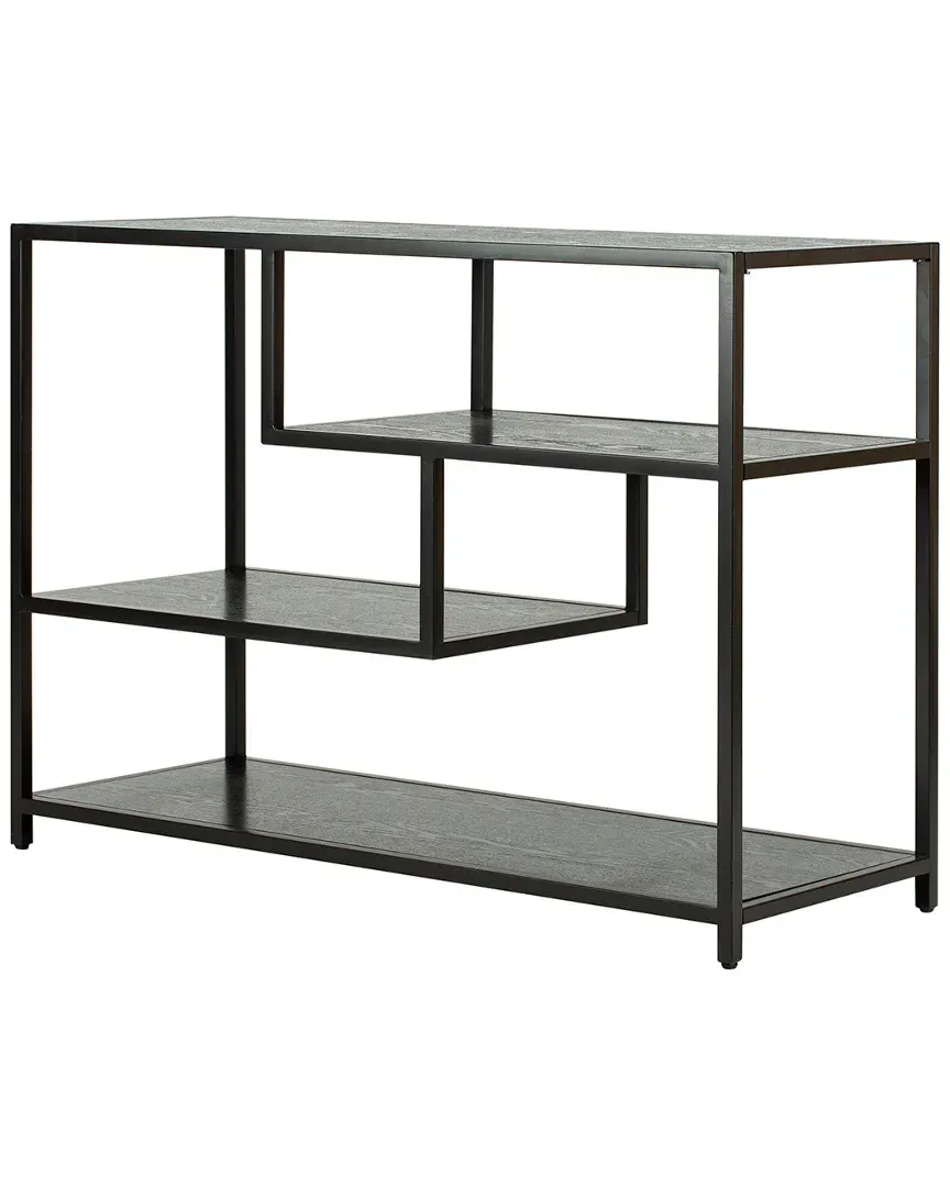 Reese Geometric Console Table - Black