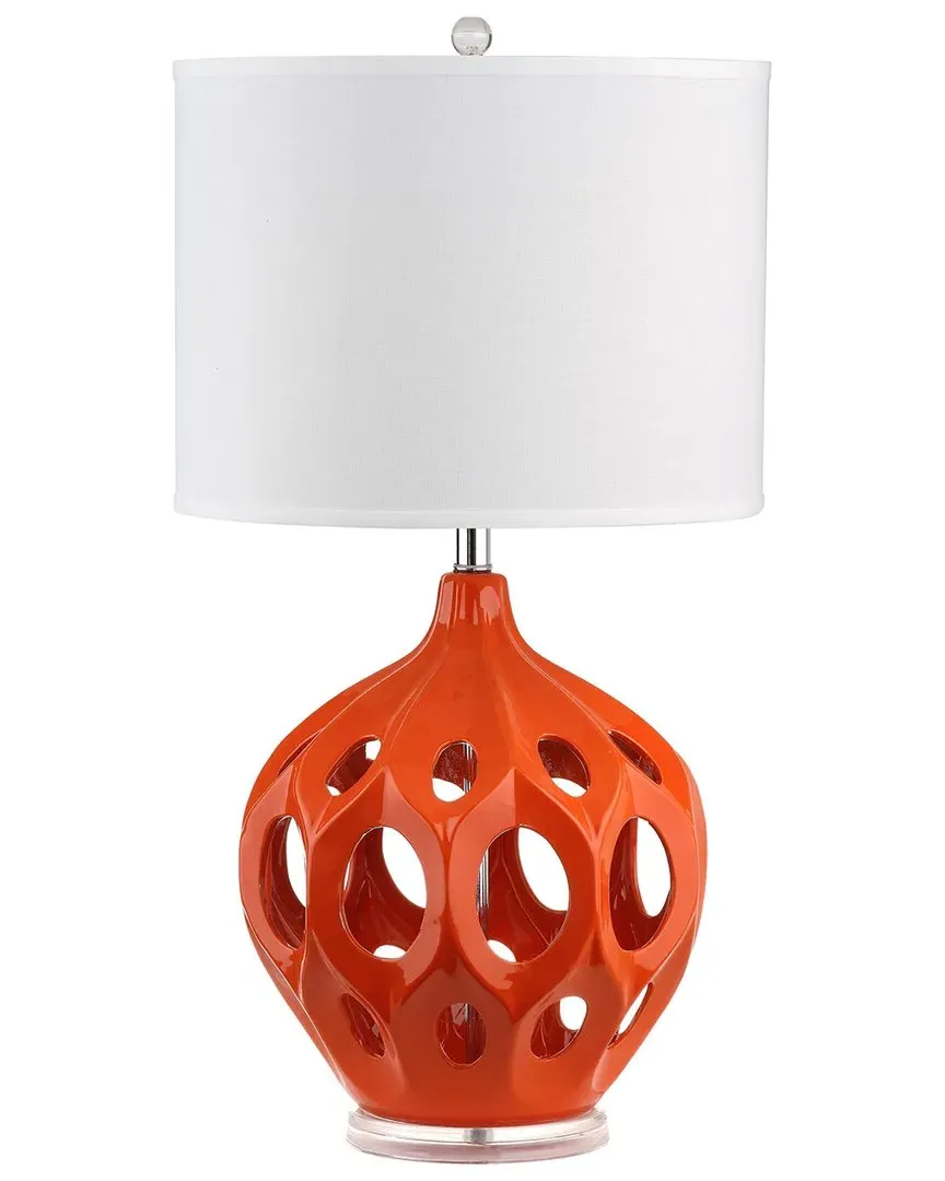 Regina 29in Ceramic Table Lamp - Orange