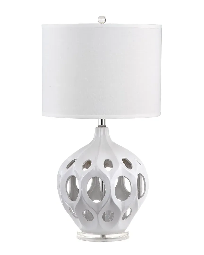 Regina 29in Ceramic Table Lamp - White