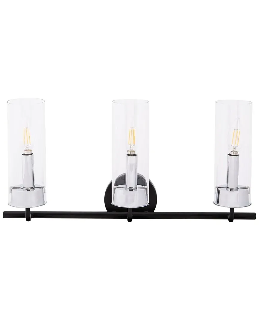 Remery Vanity Sconce - Matte Black, Chrome