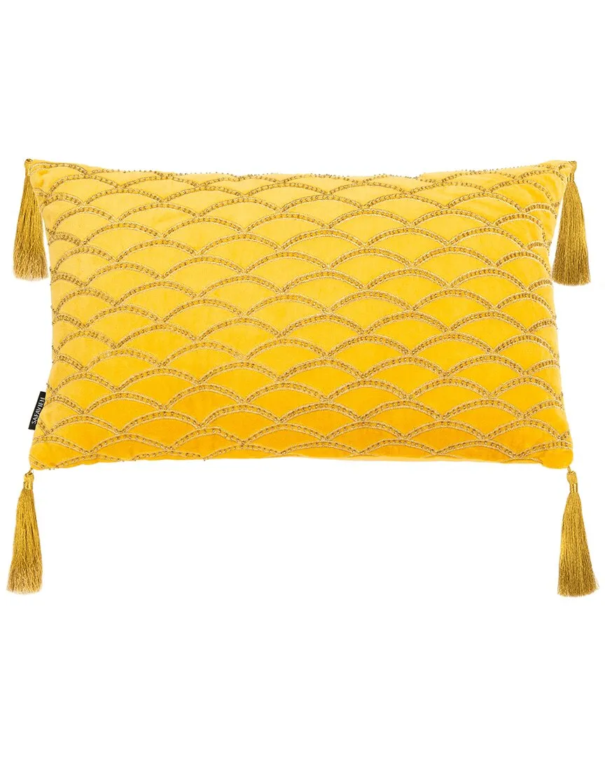 Remlin Pillow - Orange, Cotton Velvet image