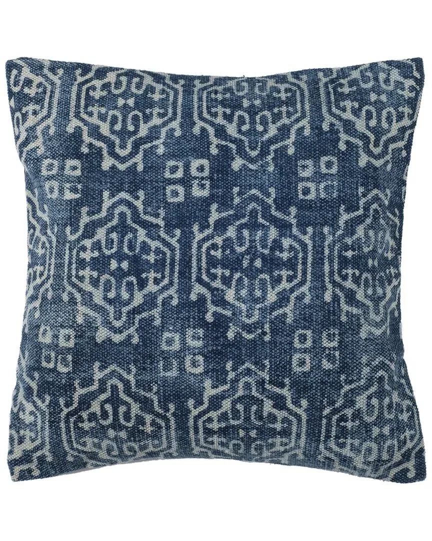 Rez Throw Pillow - Indigo, Cotton image