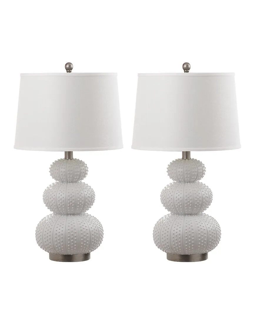 Rita Table Lamp - White, Resin