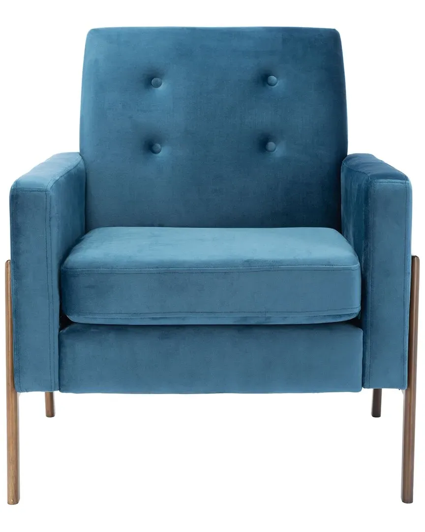 Roald Accent Chair - Blue, Velvet image