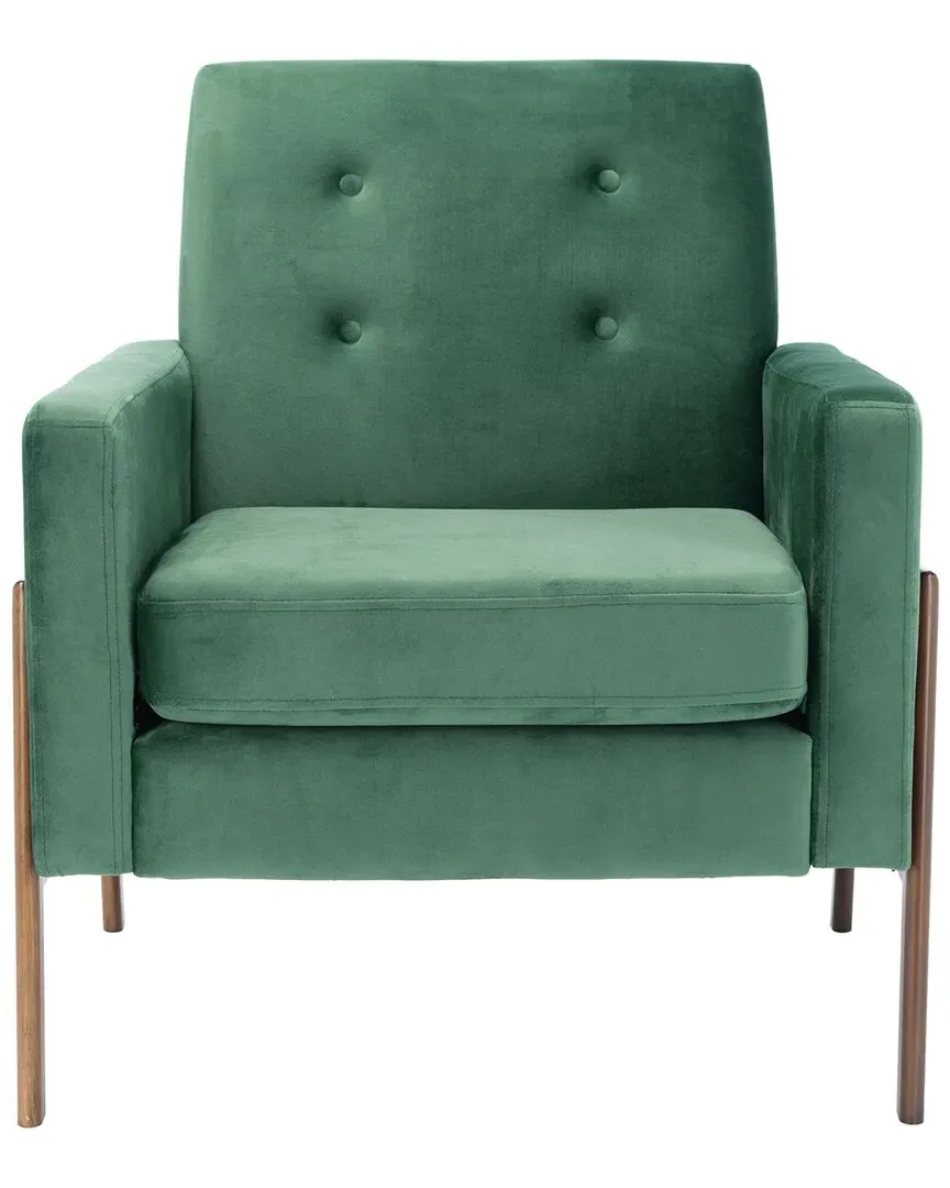 Roald Accent Chair - Green, Velvet