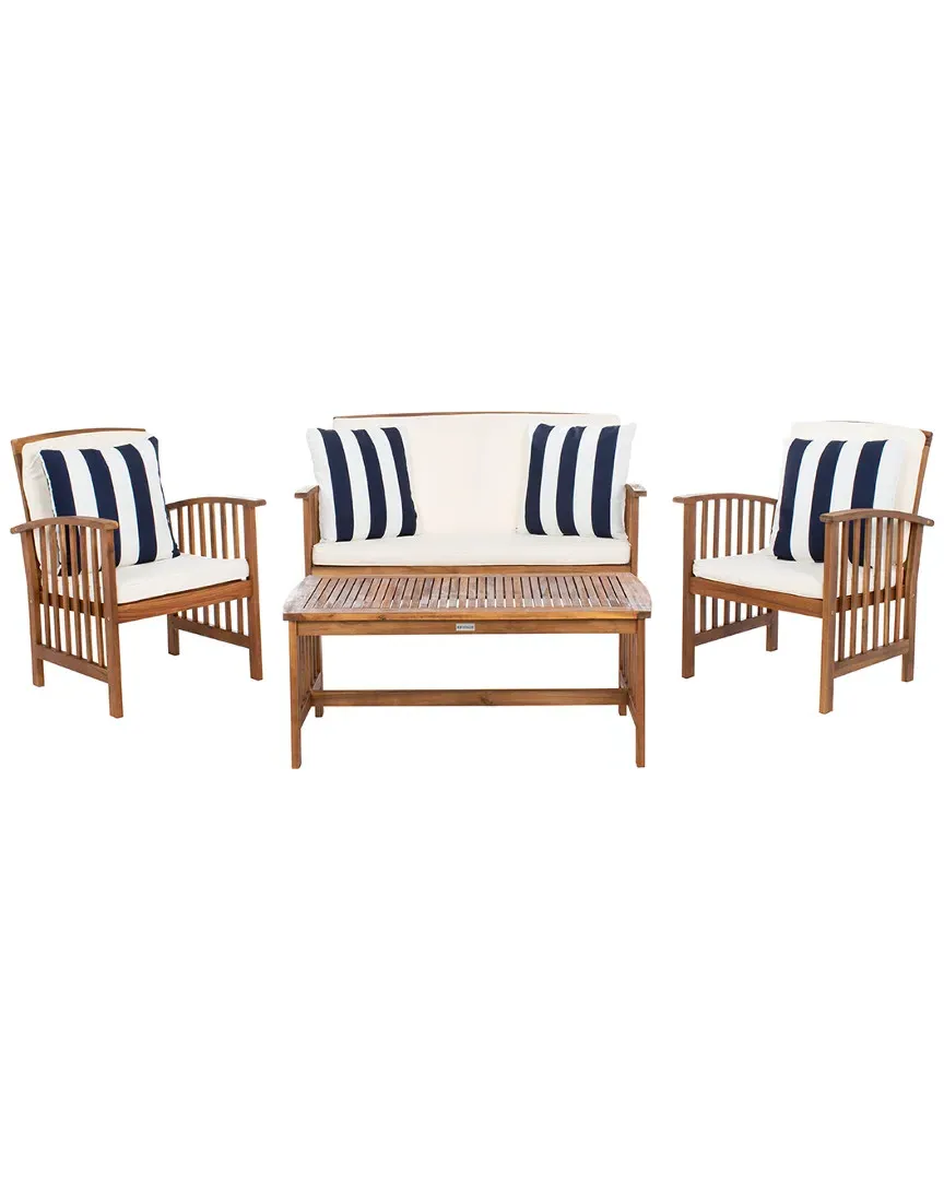 Rocklin 4-Piece Outdoor Set - Natural, Acacia