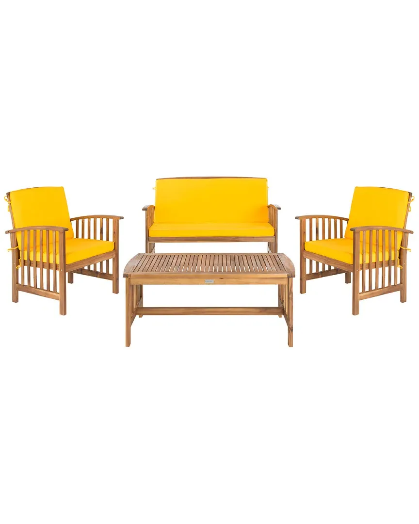 Rocklin 4-Piece Outdoor Set - Natural, Acacia