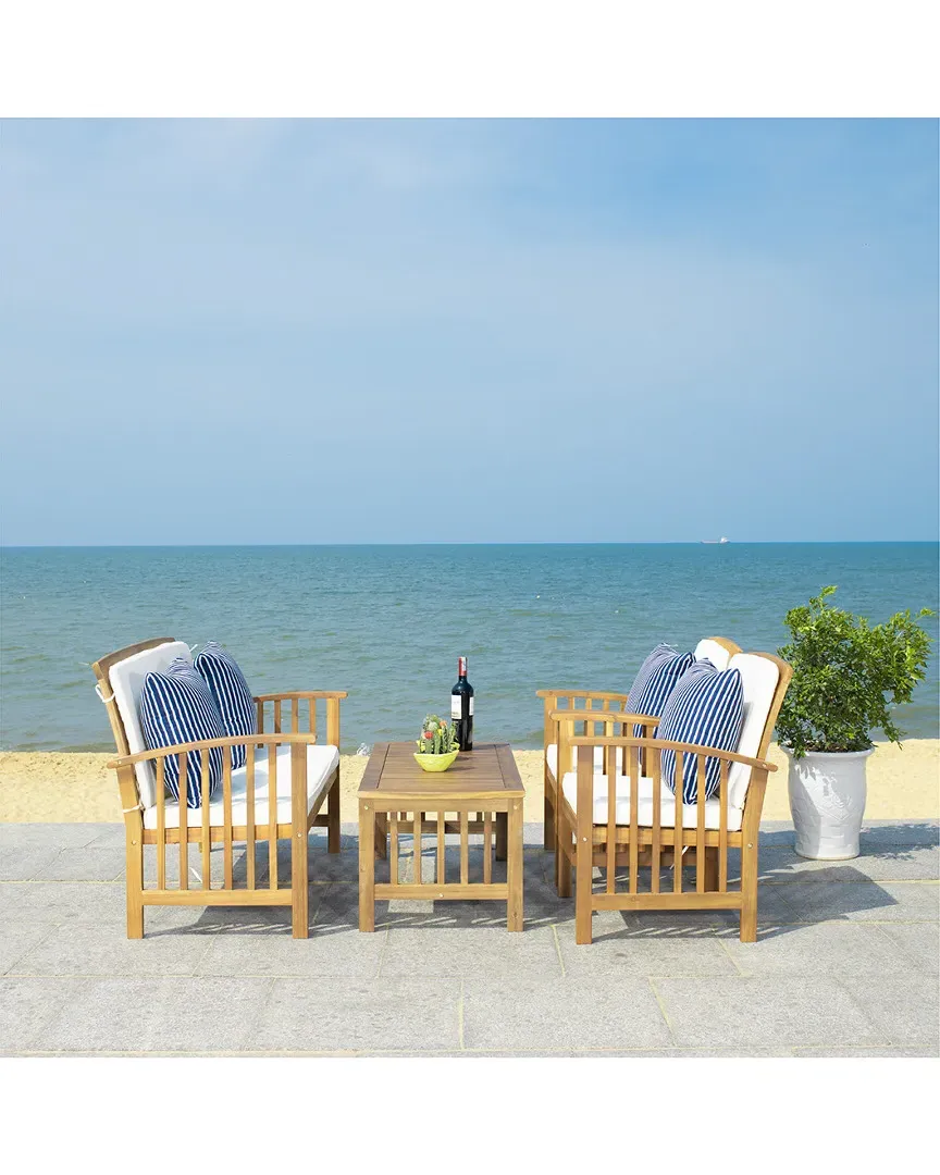 Rocklin 4-Piece Outdoor Set - Natural, Acacia