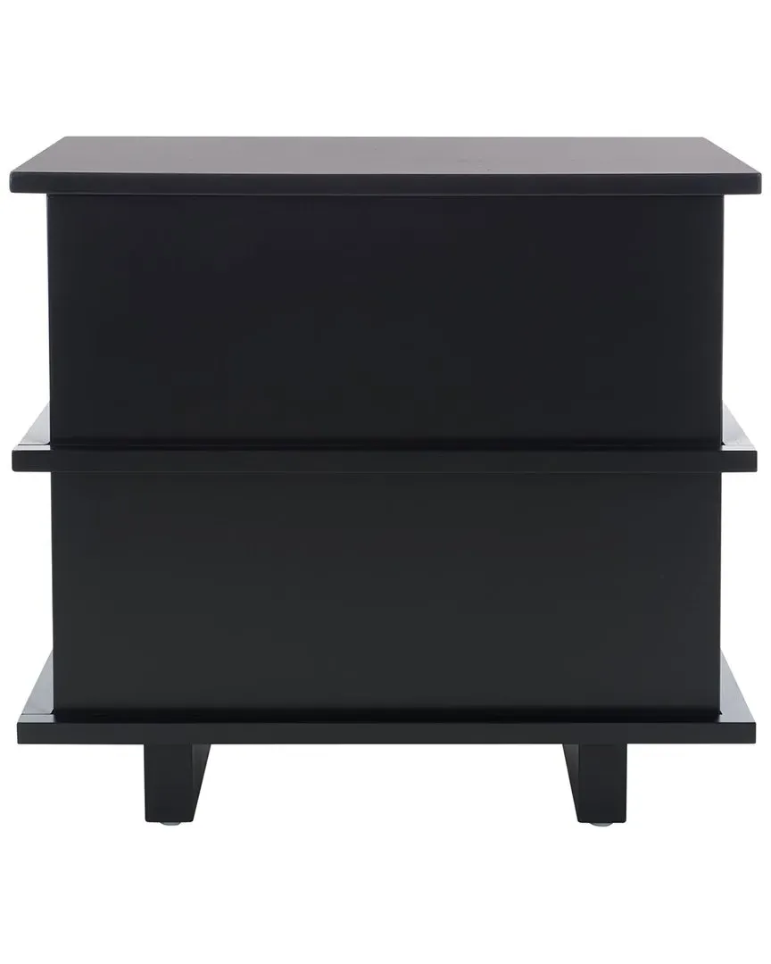 Rodney 2-Drawer Nightstand - Black