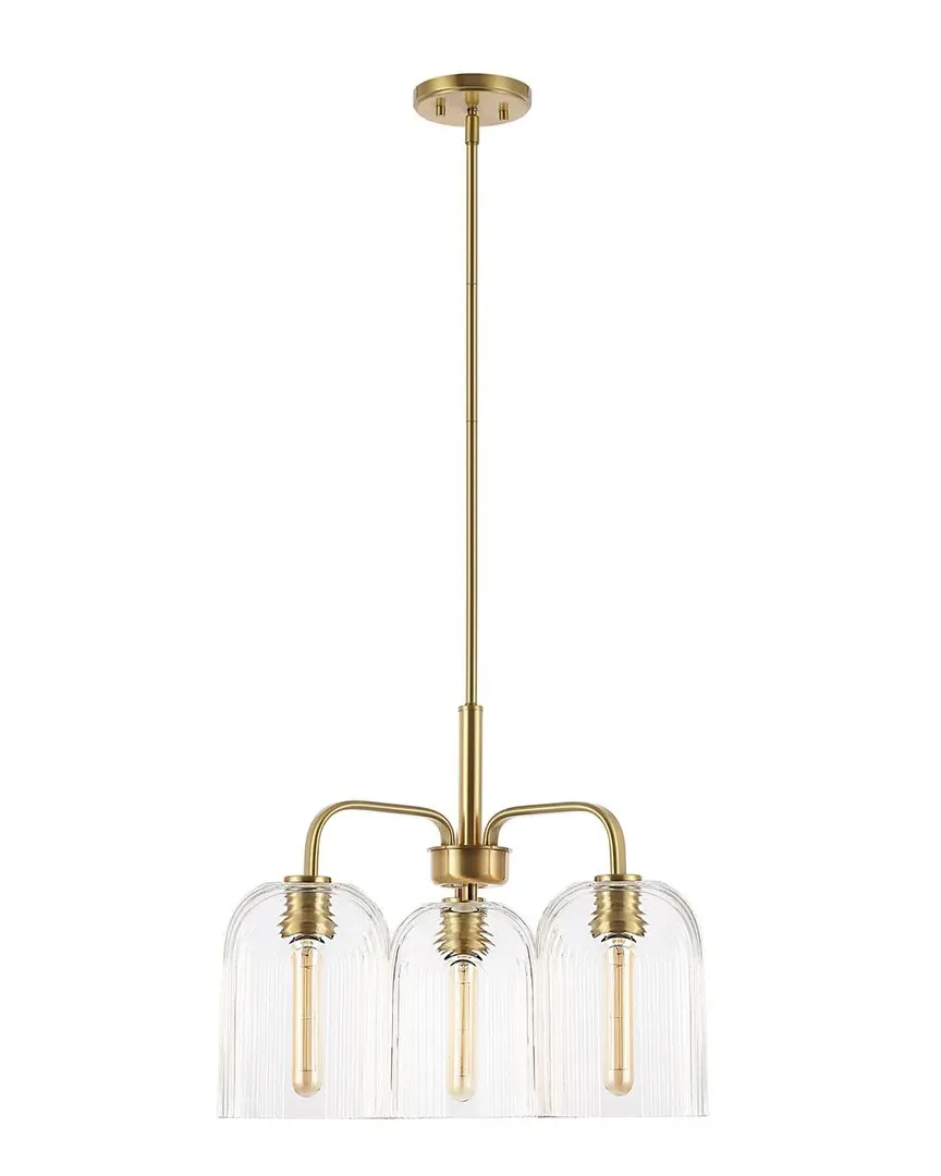 Romeyn 3-Light 21in Pendant - Clear, Glass