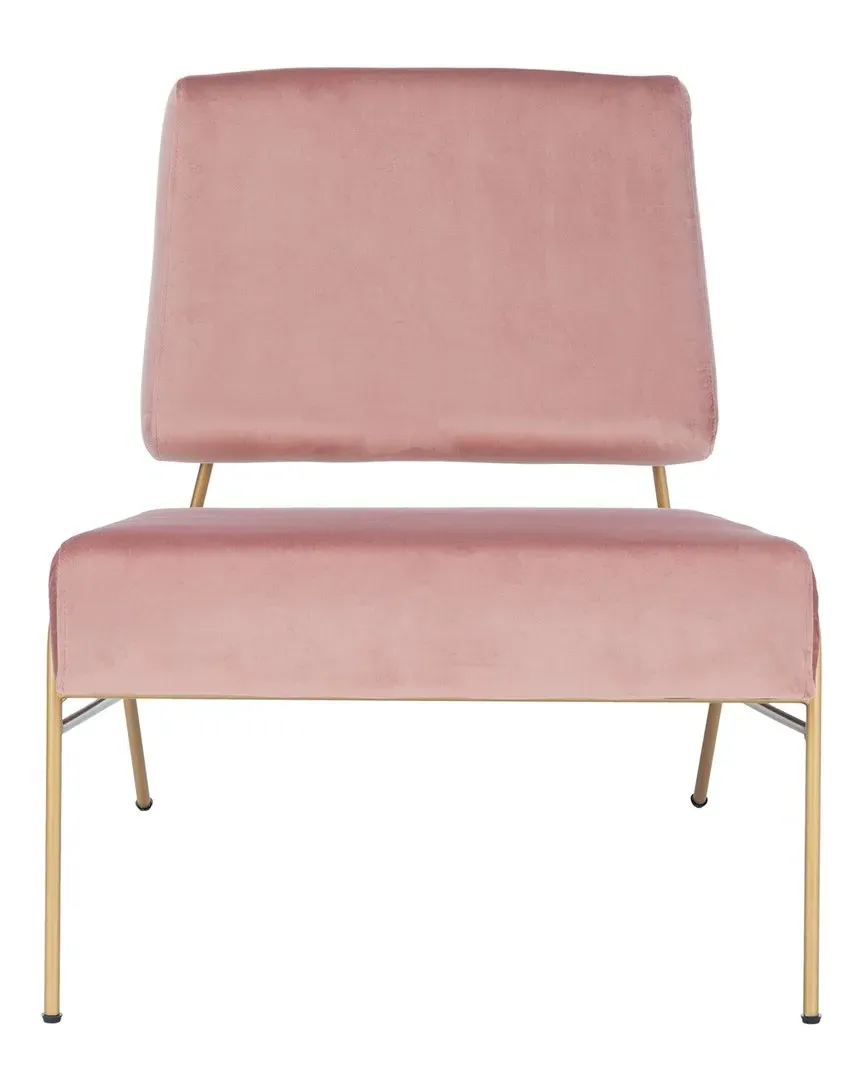 Romilly Accent Chair - Dusty Rose, Velvet image