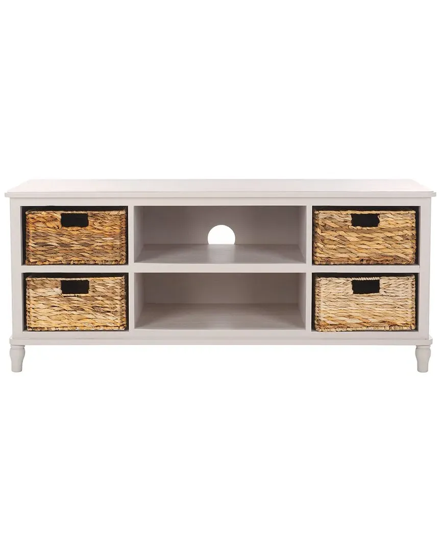 Rooney TV Unit with Storage - Grey, Pine