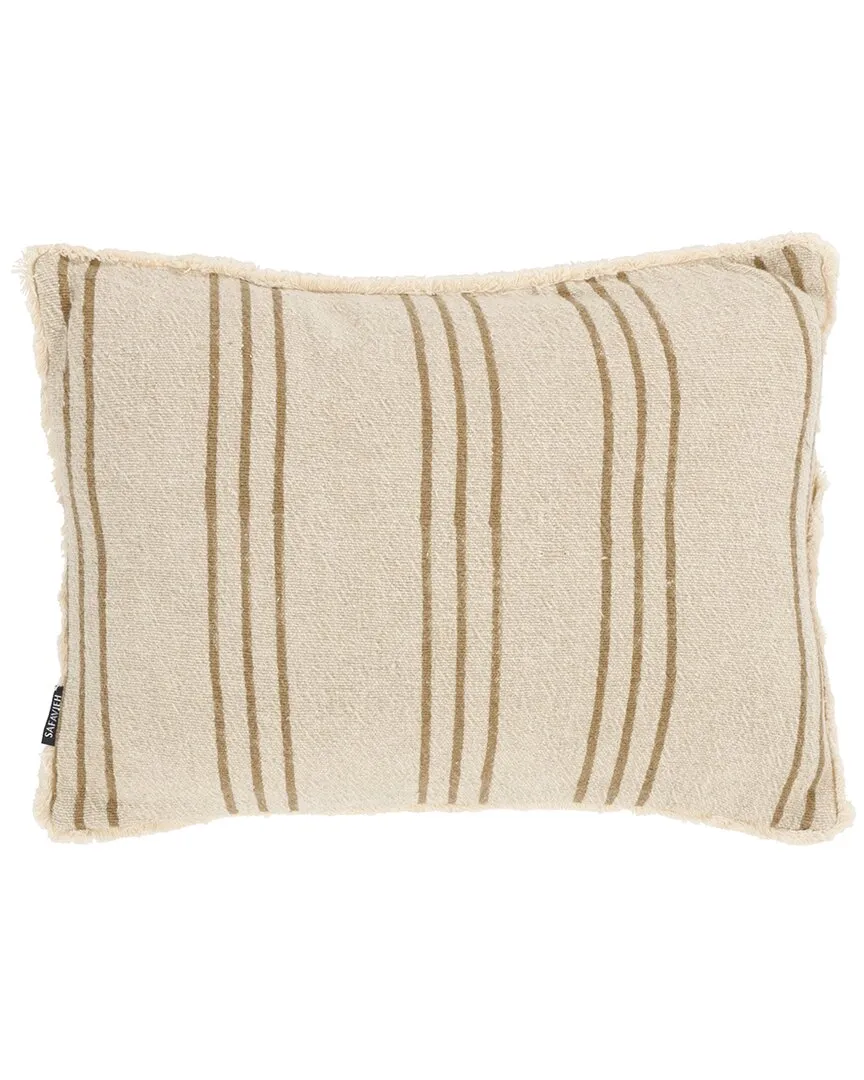 Rory Lumbar Pillow - Tan, Cotton Linen image