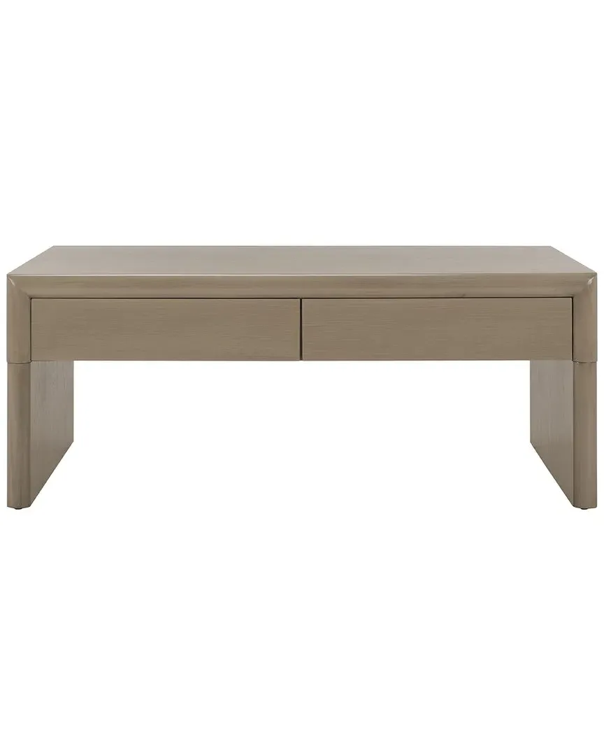 Rune Coffee Table with Drawers - Sandy Grey, Pine
