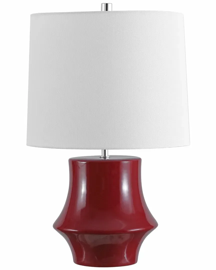 Ryder 22in Table Lamp - Cranberry