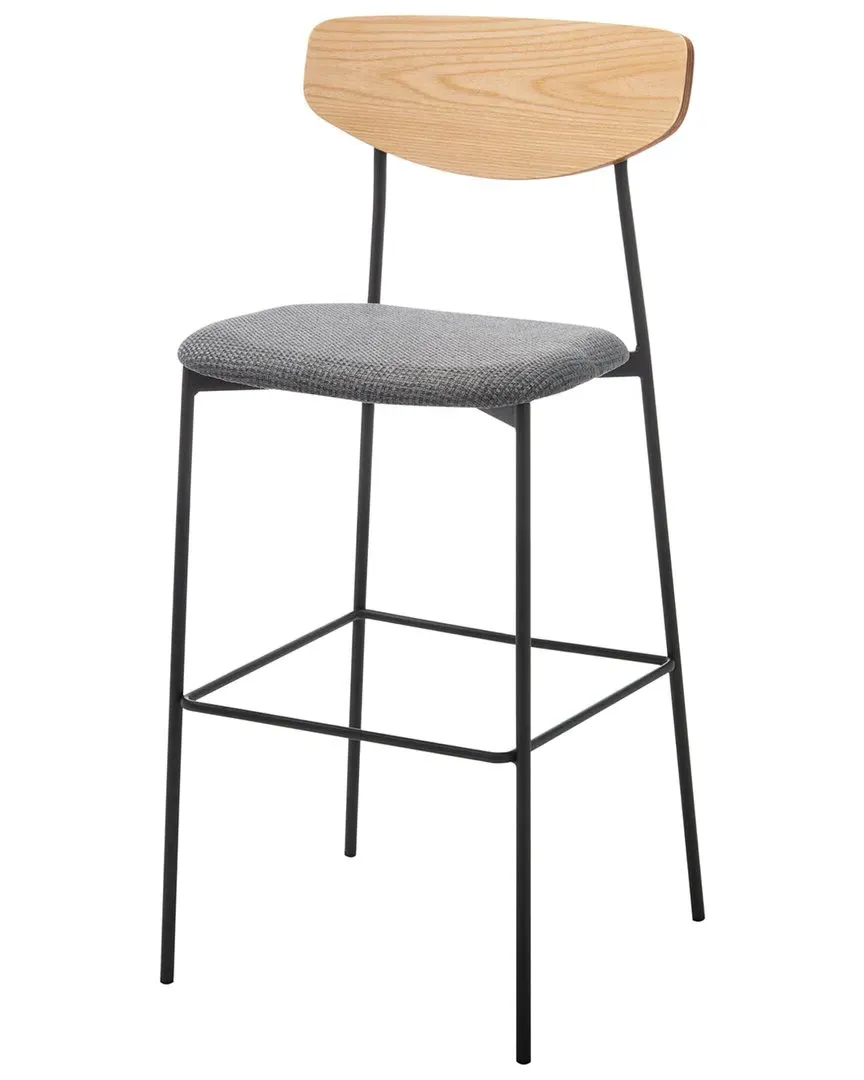 Ryker Barstool - Grey, Oak