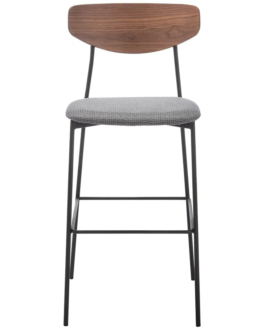 Ryker Barstool - Grey, Walnut image