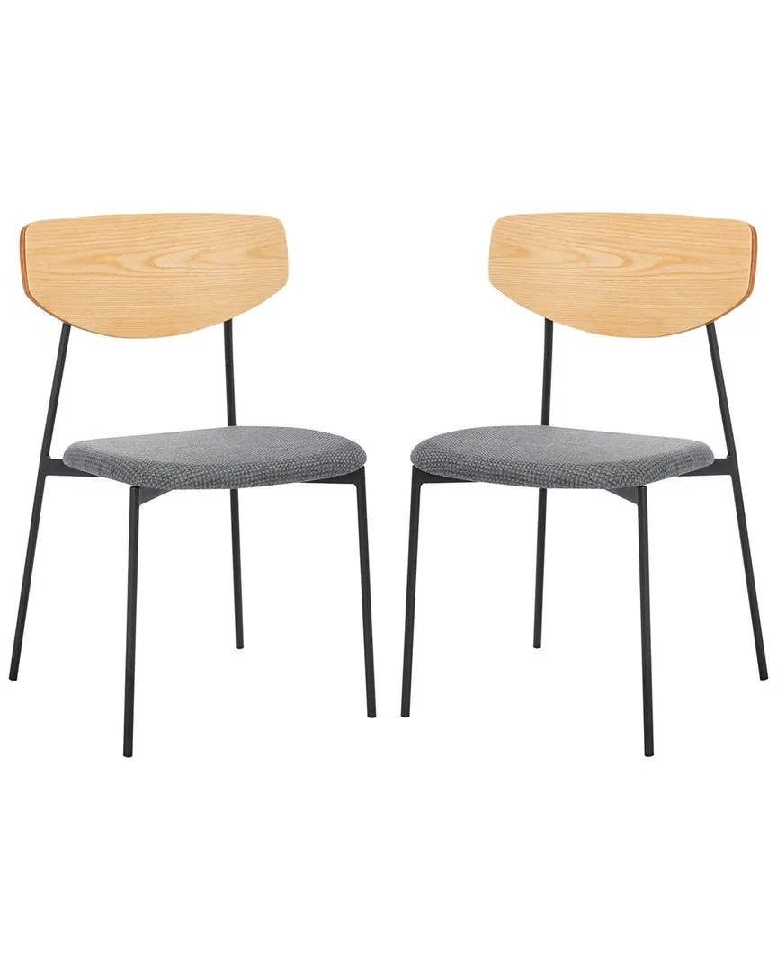 Ryker Set of 2 Dining Chairs - Oak, Wood