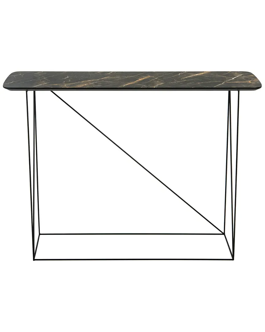 Rylee Rectangle Console Table - Dark Grey image