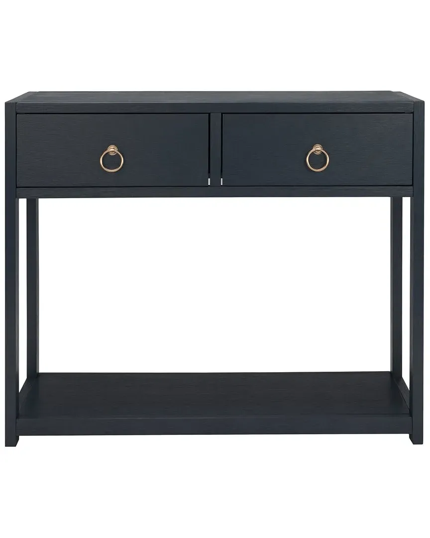 Sadie Console Table with Drawers - Navy, Wood