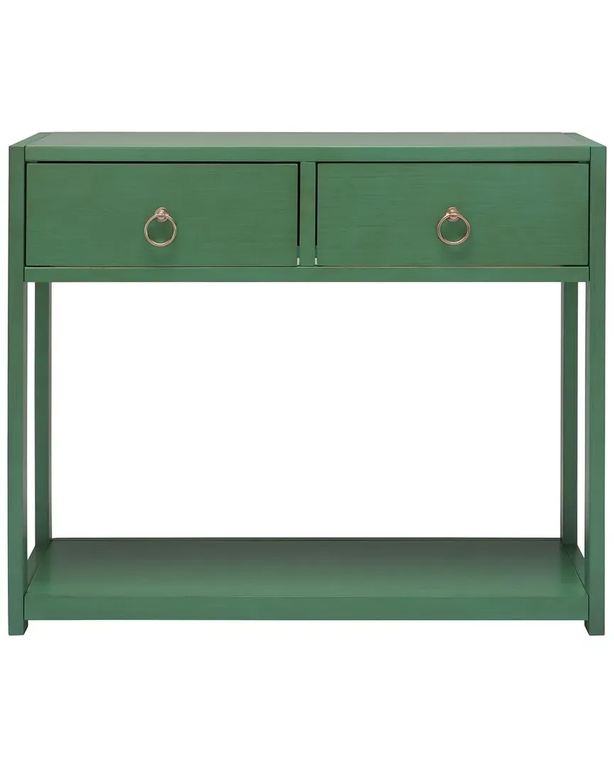 Sadie Console Table with Drawers - Turquoise, Wood