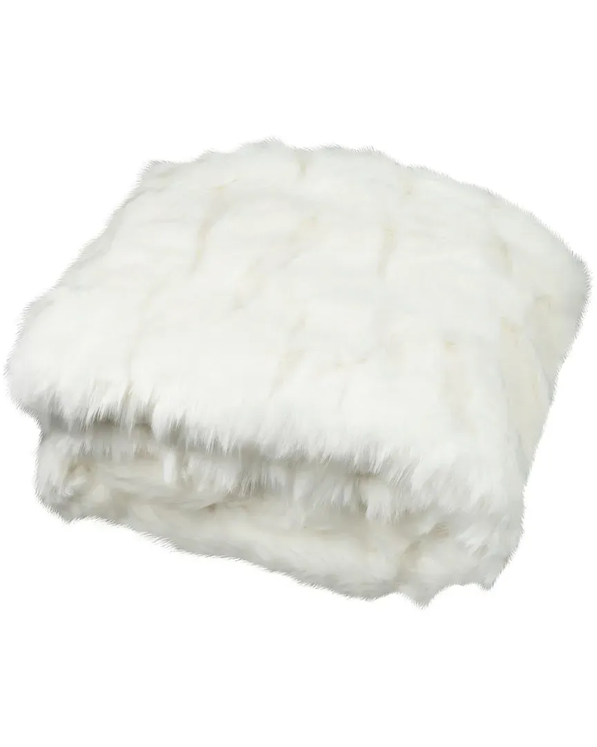 Safavieh Textured Throw - White image