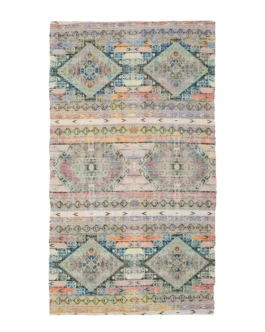 Saffron Hand-Loomed Rug - Cream, Polyester Blend