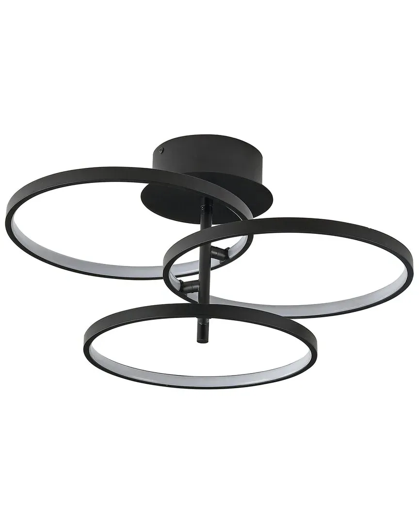 Saretta LED Flush Mount - Black image