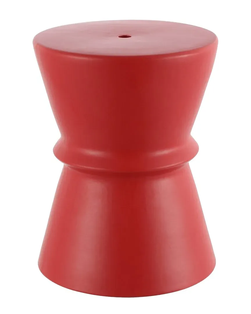 Savello Ceramic Garden Stool - Red