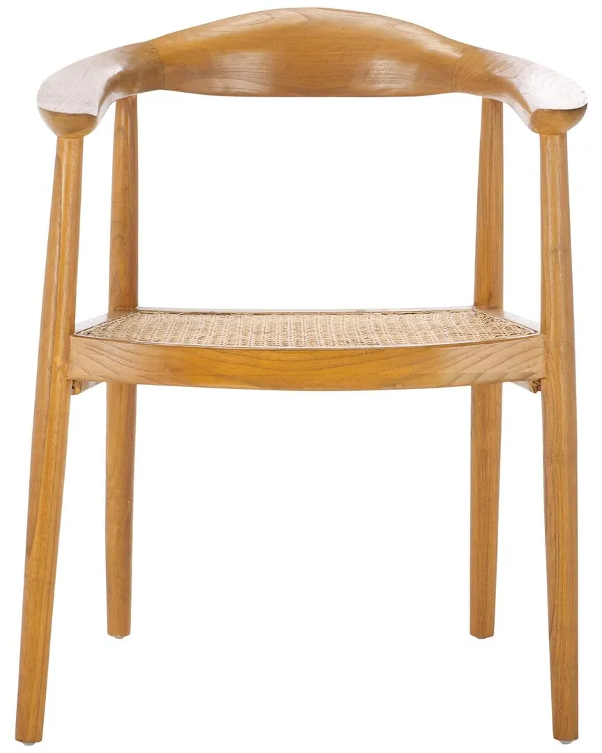 Savina Open Webbing Accent Chair - Natural, Sungkai Wood
