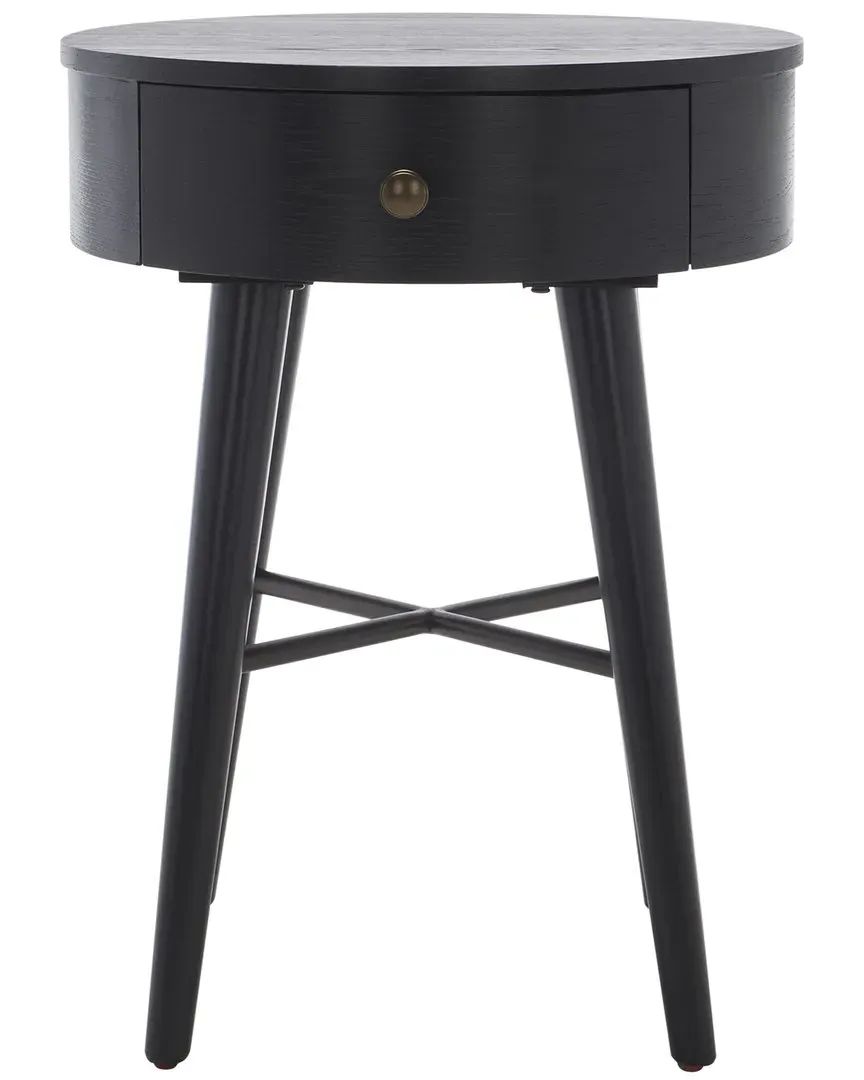 Scully 1-Drawer Nightstand - Black, MDF Veneer image