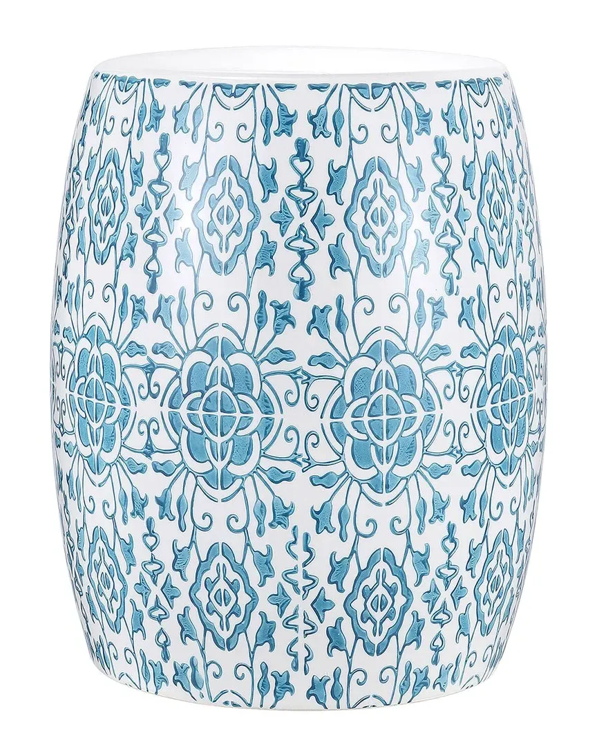 Sebryna Garden Stool - Blue, Ceramic image