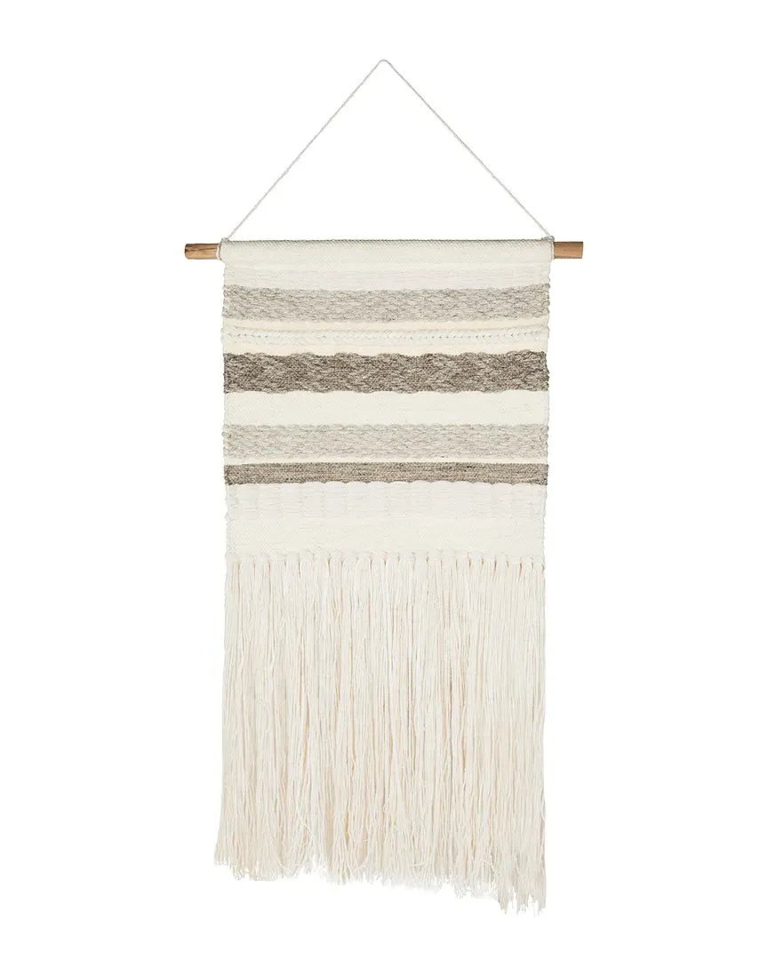 Sedona Square Woven Wall Art - Ivory