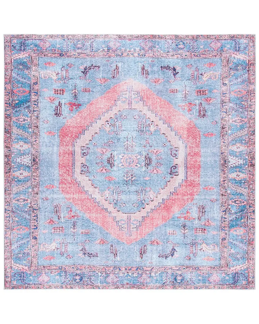 Serapi Machine-Washable Rug - Blue