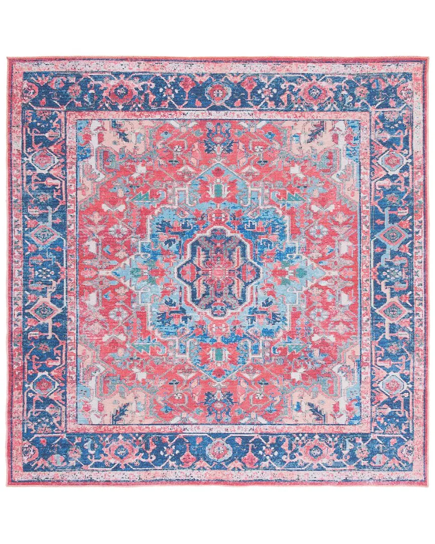 Serapi Machine-Washable Rug - Navy