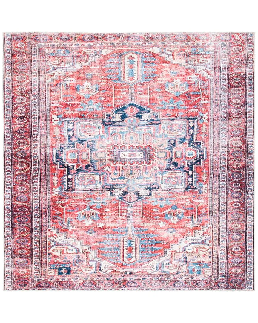 Serapi Machine-Washable Rug - Red