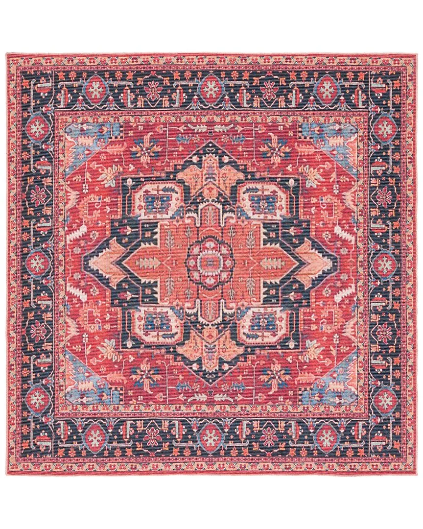 Serapi Machine-Washable Rug - Red