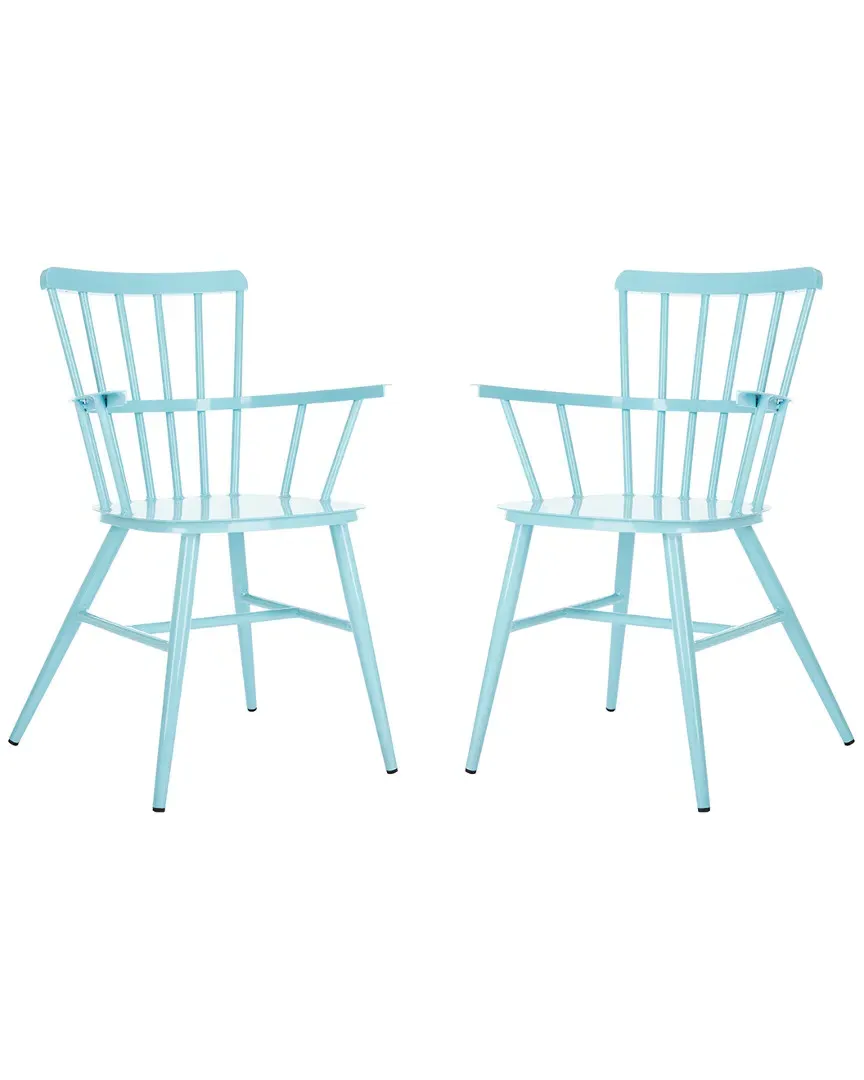 Set of 2 Clifton Outdoor Arm Chairs - Blue