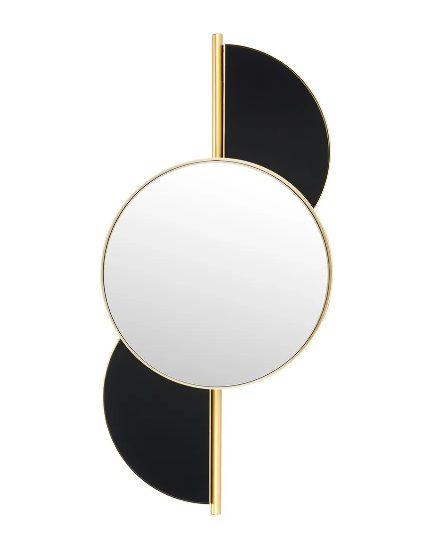 Seville Round Wall Mirror - Gold, Iron