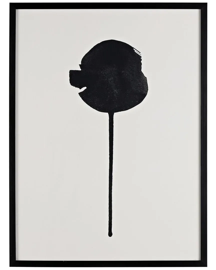 Shadow Of A Dandelion 18x24in Wall Art - Black, Paper