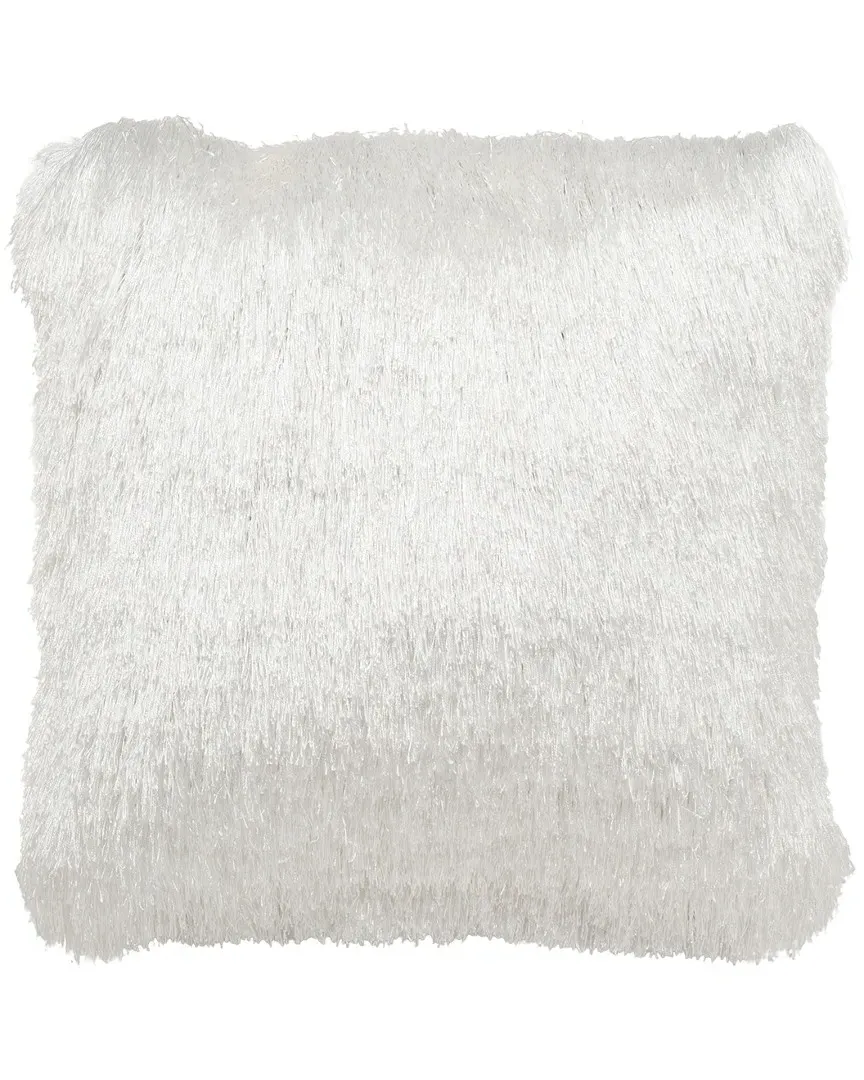 Shag Indoor/Outdoor Pillow - Pearl, Polypropylene
