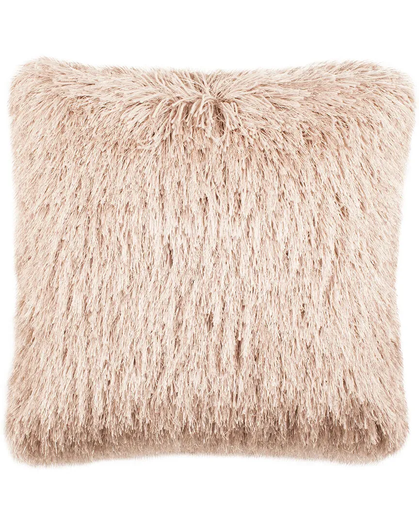 Shag Modish Metallic Pillow - Bronze, Polyester image
