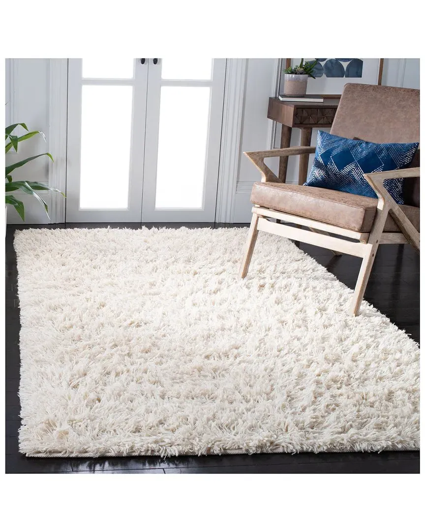 Shag Wool Rug - Ivory image