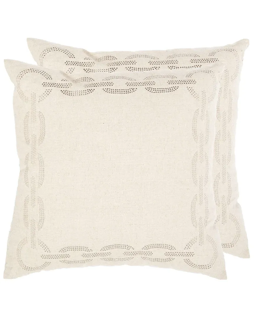 Sibine Set of 2 Pillows - Gray, Cotton image