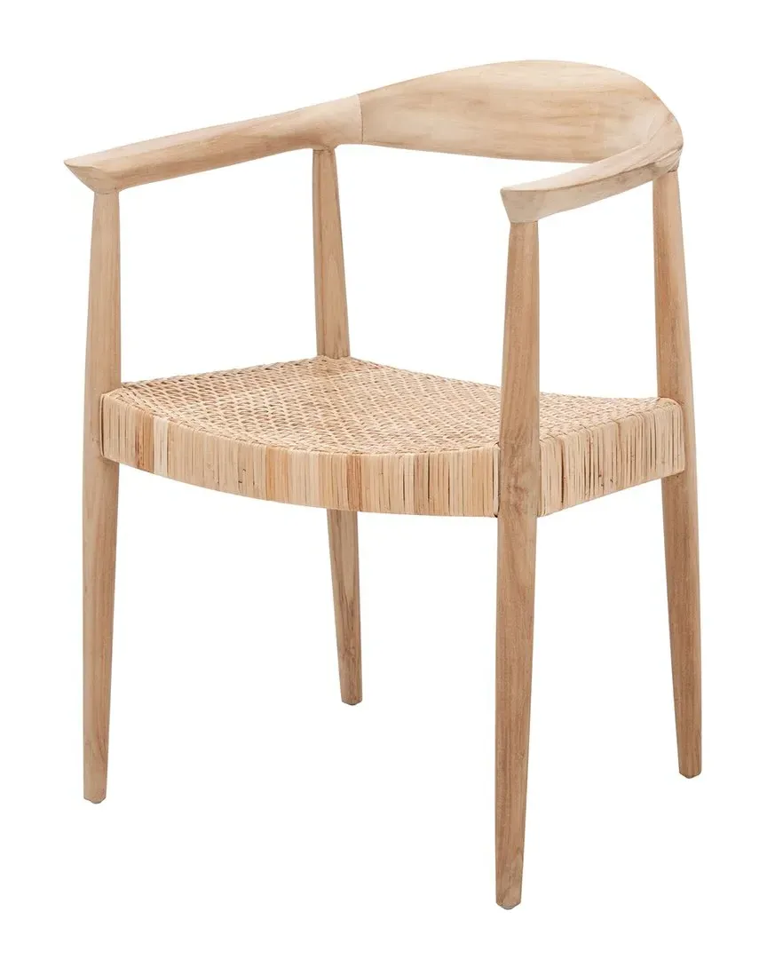 Sijo Rattan Peel Accent Chair - Natural, Teak